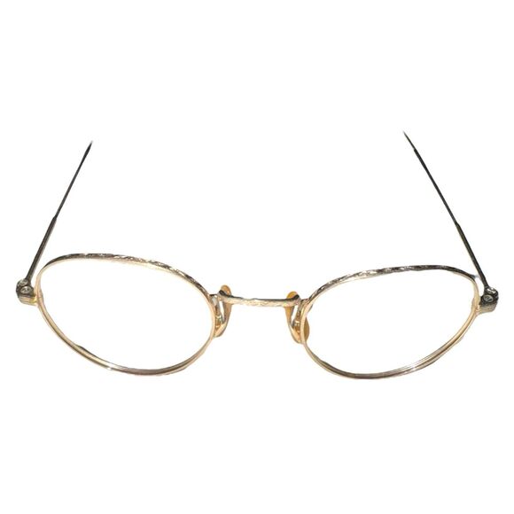 1920s 12K Gold Filled Art Deco Round Eyeglass Frames Ful-Vue Vintage 40-18-145 - Picture 8 of 12